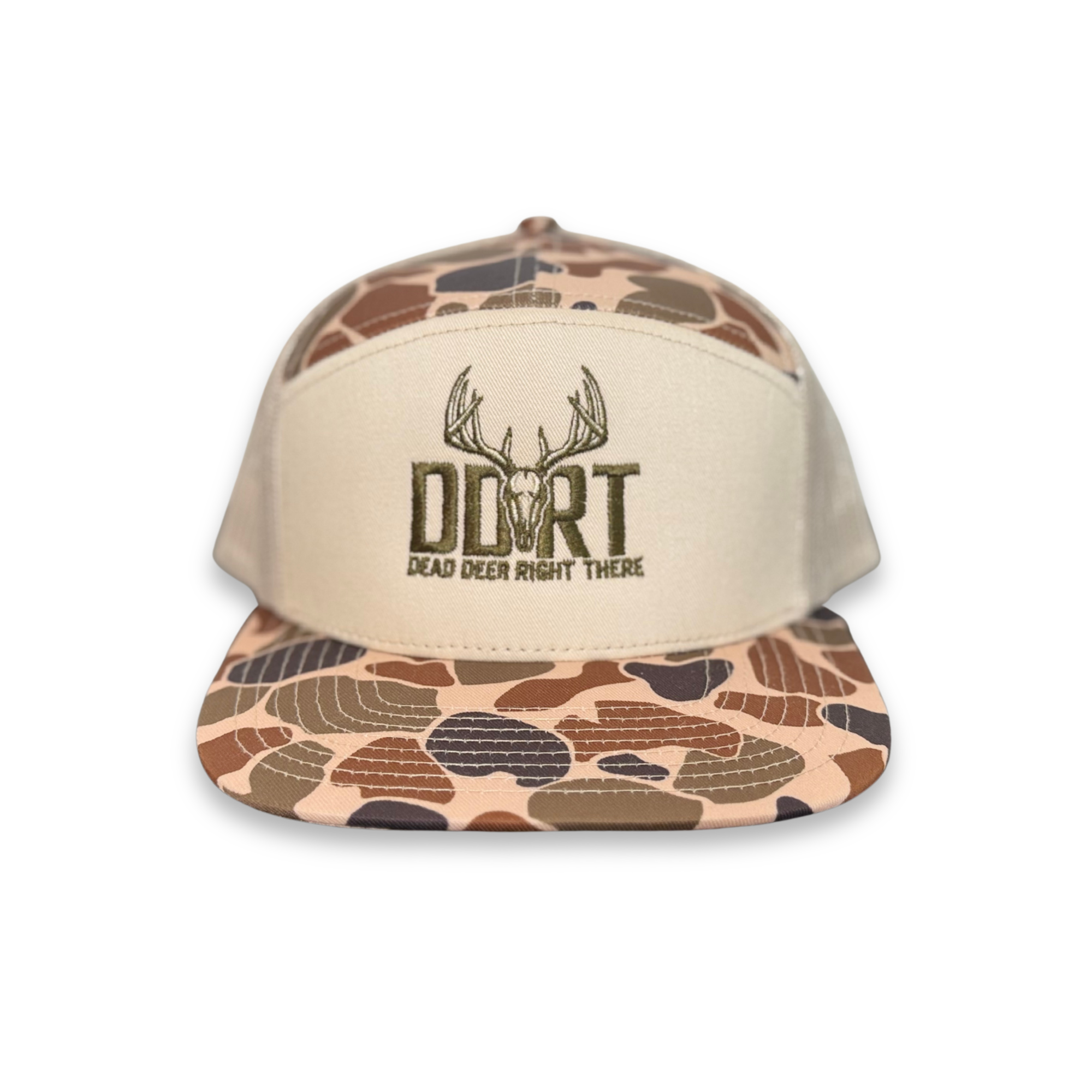 The Standoff - 7 Panel Flat Bill, Camo Pattern
