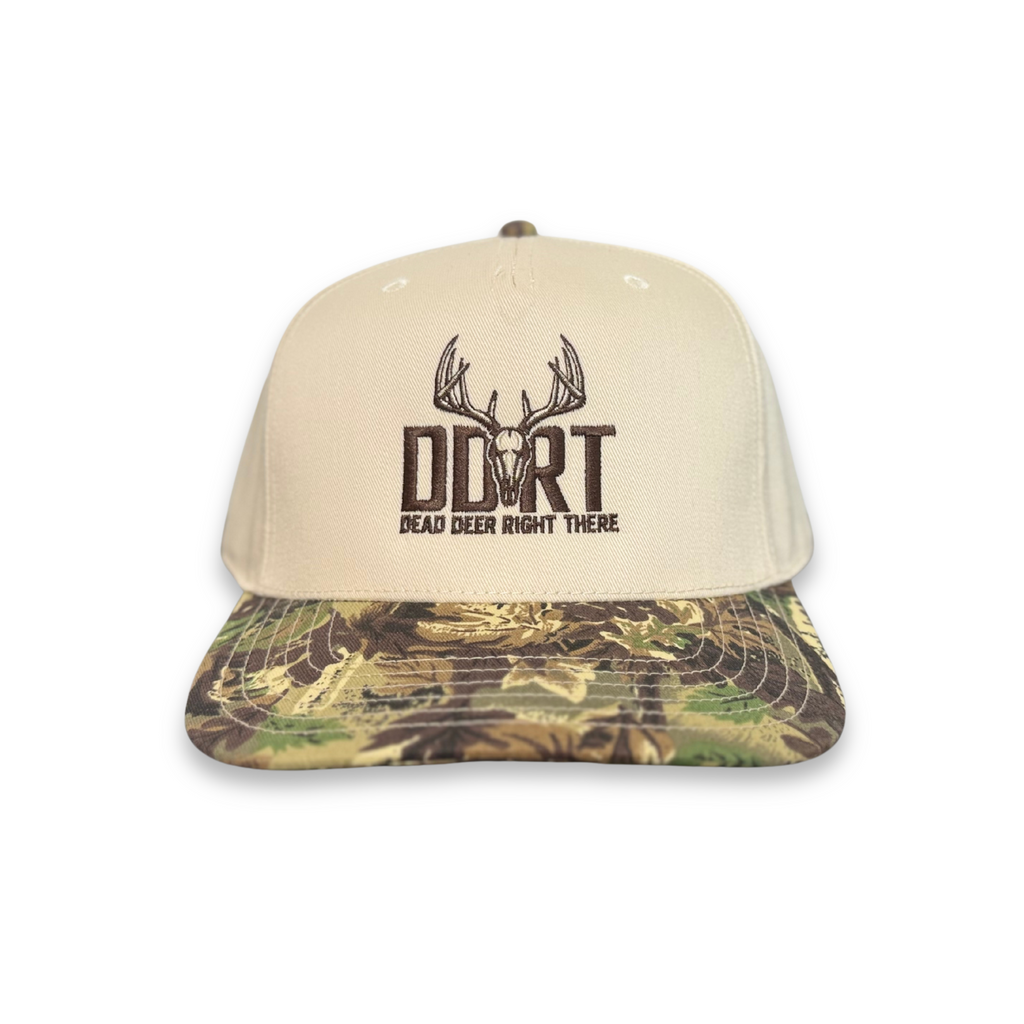 The Timberline - Beige & Classic Camo Trucker