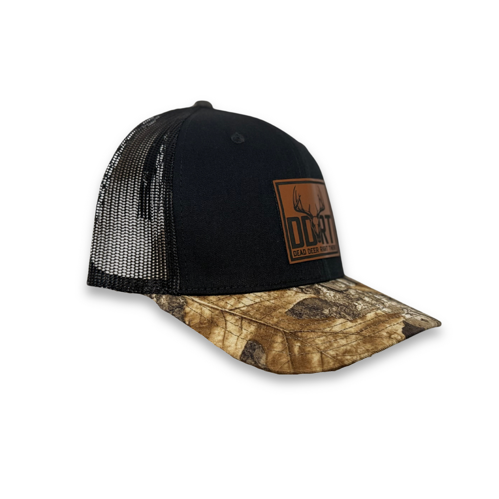 The Apex - Black & Camo Trucker