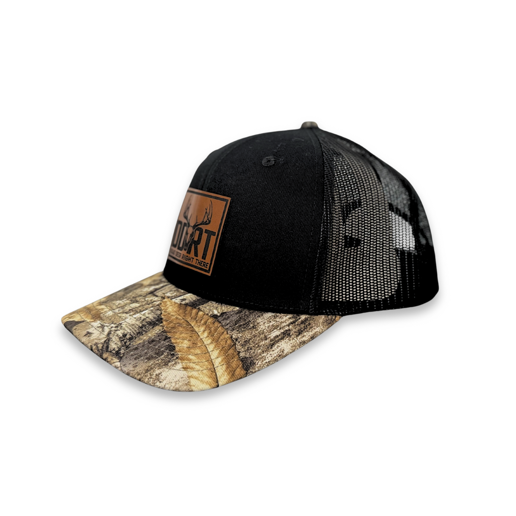 The Apex - Black & Camo Trucker