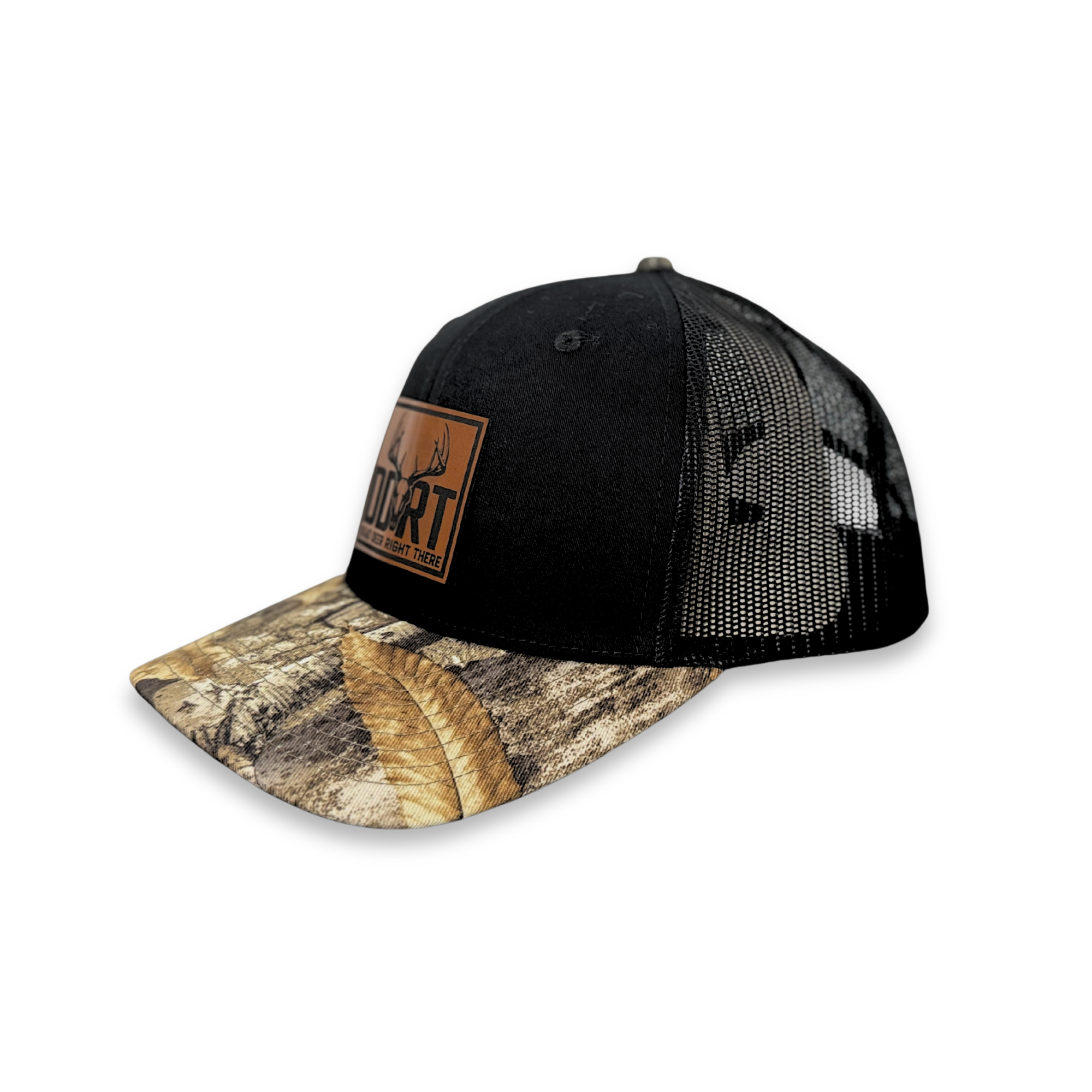 The Apex - Black & Camo Trucker
