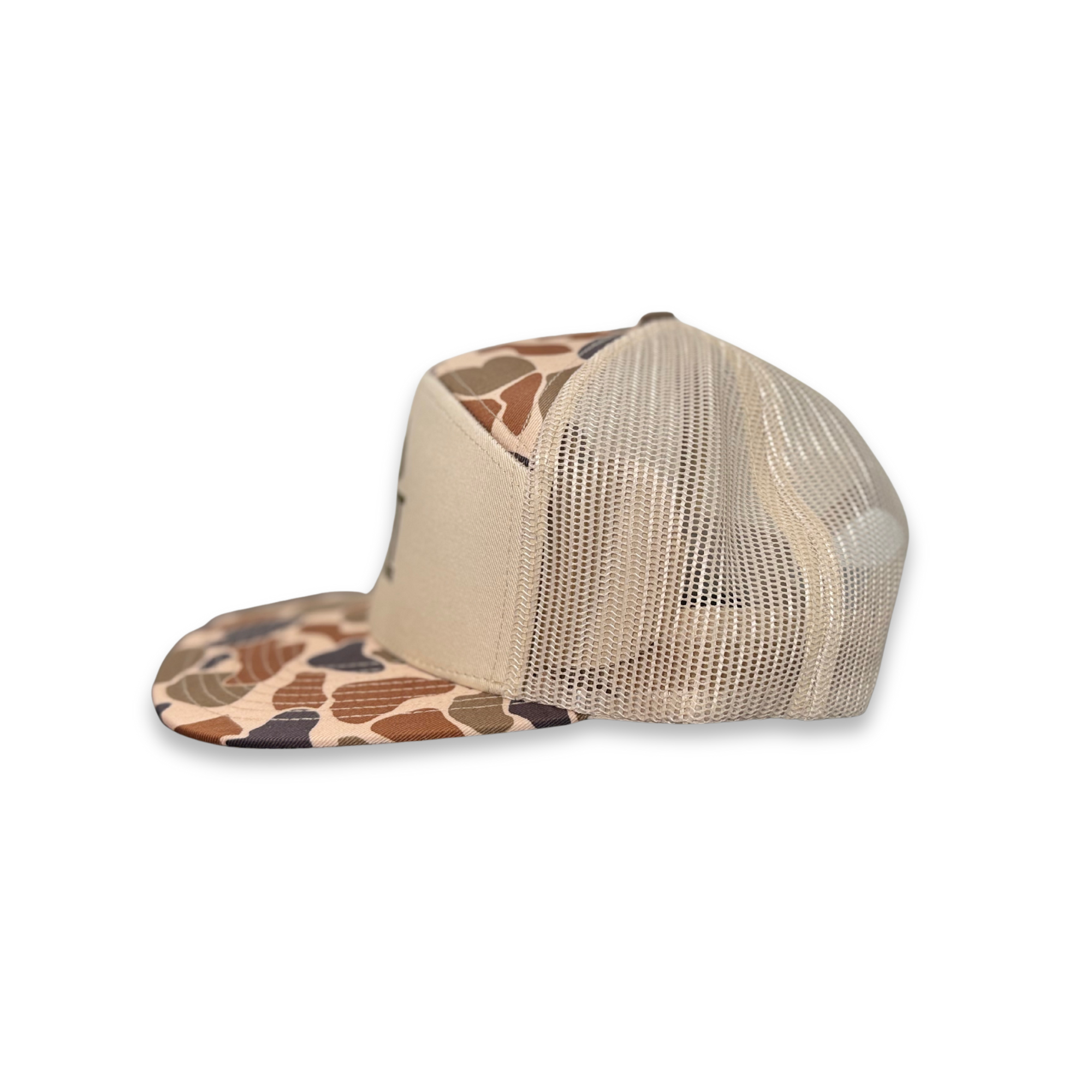 The Standoff - 7 Panel Flat Bill, Camo Pattern