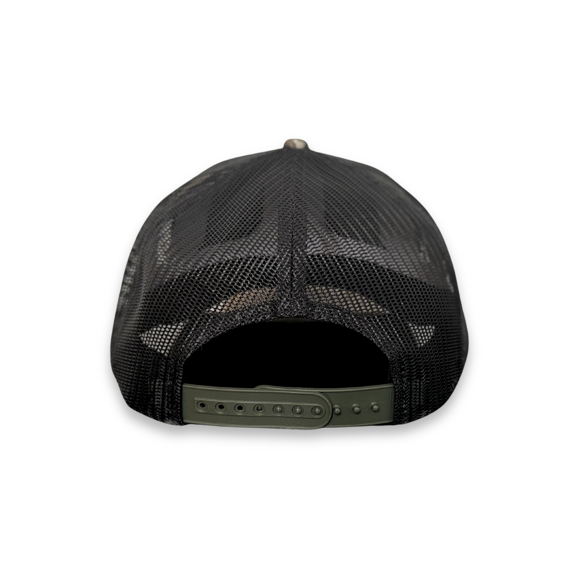 The Apex - Black & Camo Trucker