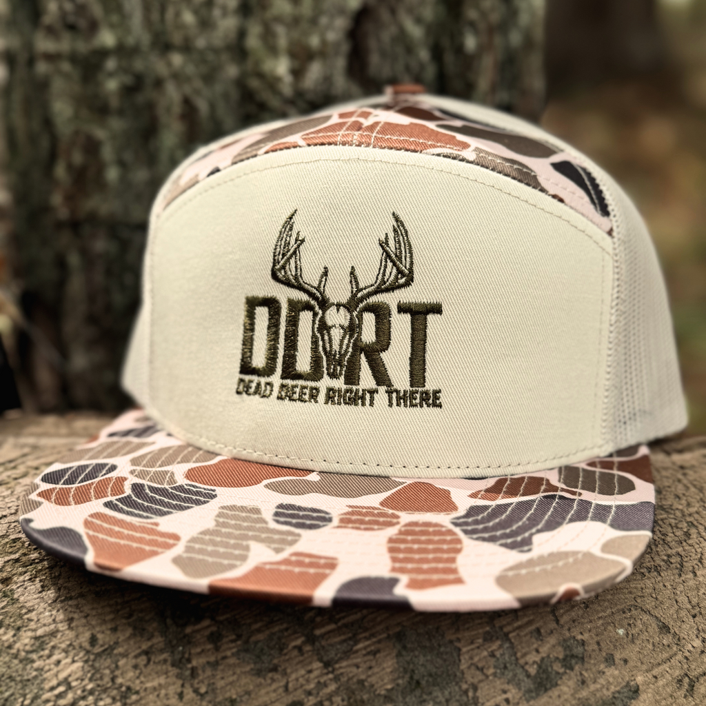 The Standoff - 7 Panel Flat Bill, Camo Pattern