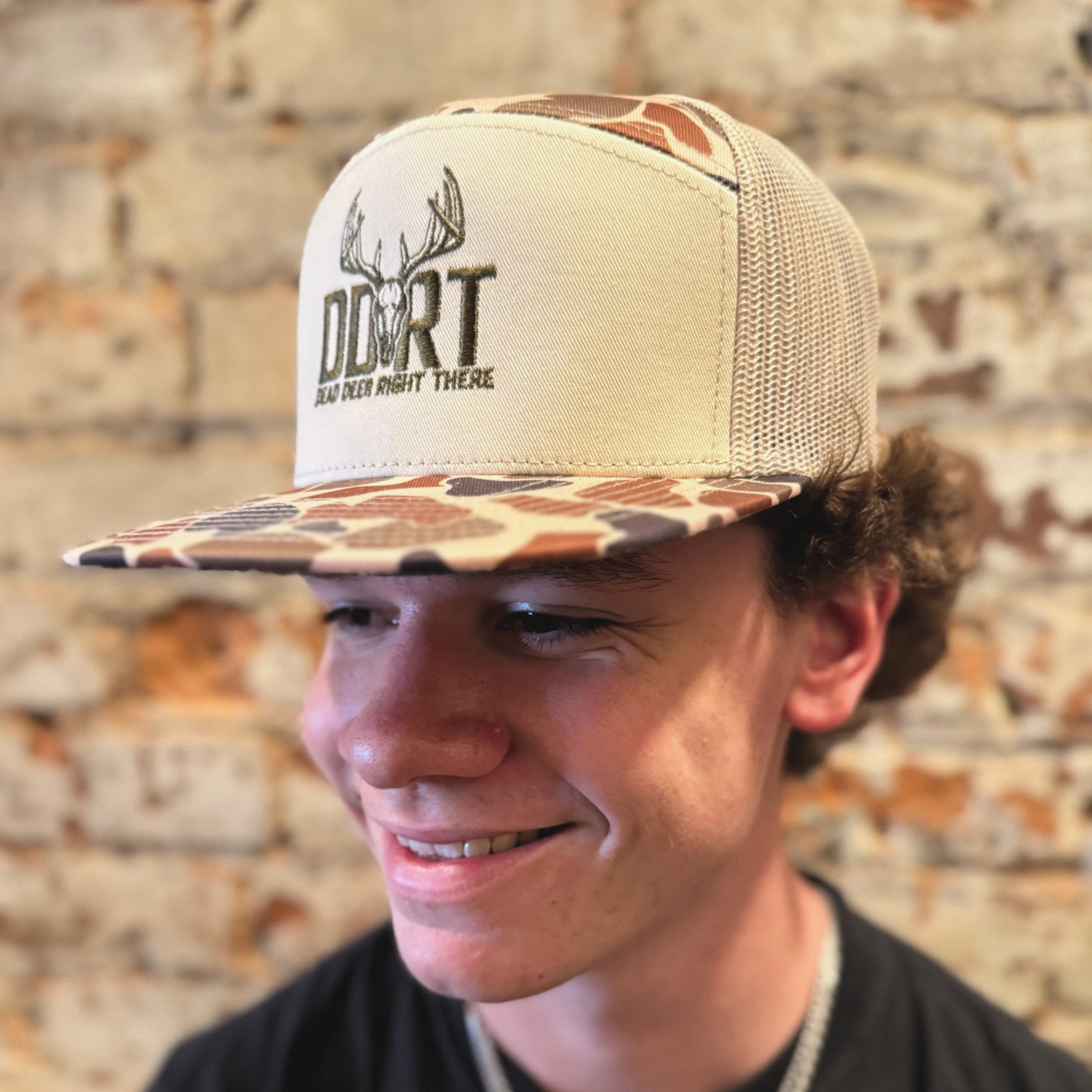 The Standoff - 7 Panel Flat Bill, Camo Pattern